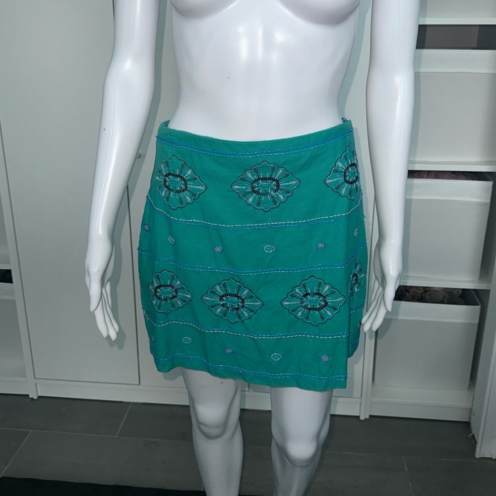 ZARA ~ Embellished Beaded Mini Skirt